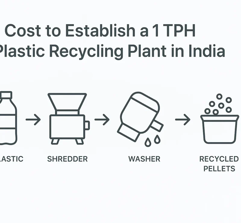 How Much to Build a 1 t/h Plastic Recycling Plant in India
